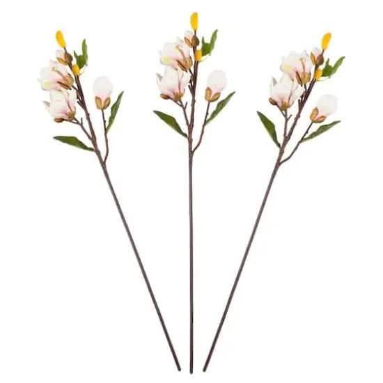 Pink Magnolia Stem, 3ct. {6}