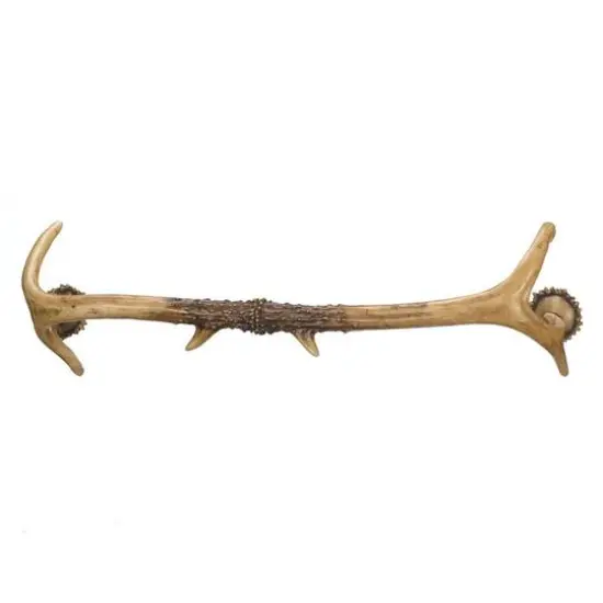 19.5" Rustic Antler Towel Rack {1}