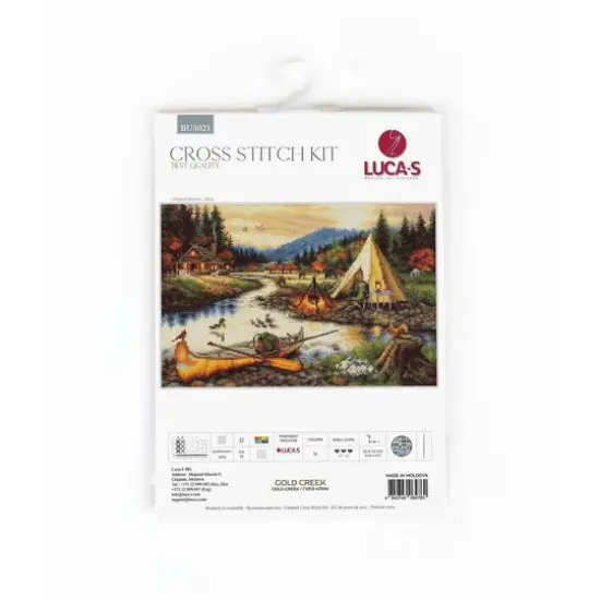 Luca-S Gold Creek Counted Cross Stitch Kit {6}