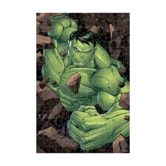 Marvel Avengers - The Incredible Hulk 3D Lenticular Jigsaw Puzzle in a Collectible Shaped Tin: 300 Pcs {1}