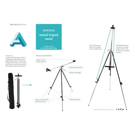 Art Alternatives Norcross Portable Easel {5}
