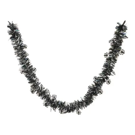 6ft. Black Spider Tinsel Garland by Ashland&reg; {1}