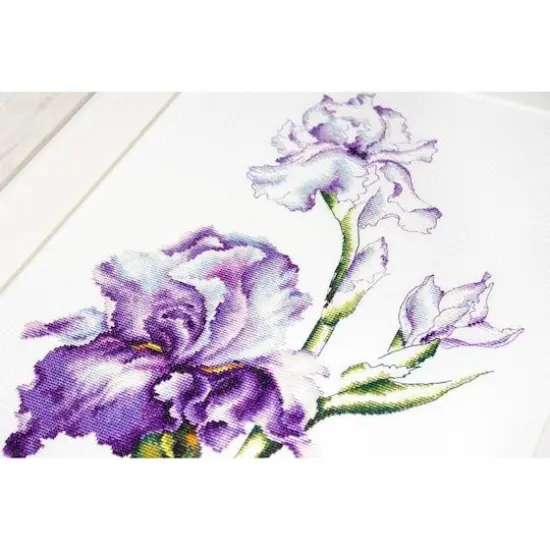 Luca-s Irises Counted Cross Stitch Kit {5}