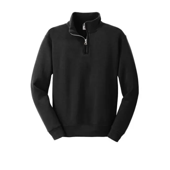 JERZEES&reg; NuBlend&reg; 1/4 Zip Cadet Collar Youth Sweatshirt Royal {2}