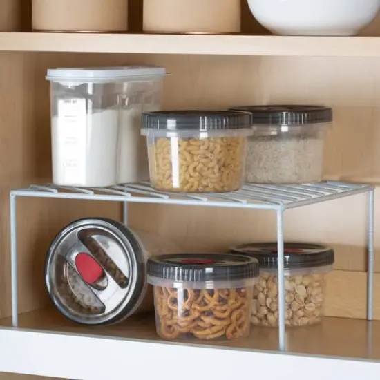 Laura Ashley White Speckled Medium Helper Shelf {6}