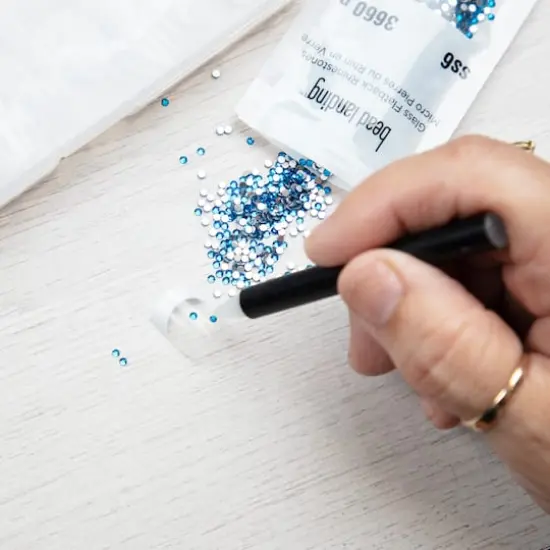 SS6 Glass Round Flatback Rhinestones by Bead Landing&trade; Capri Blue {4}