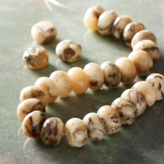 Feldspar Rondelle Beads by Bead Landing&trade;, 8mm {3}