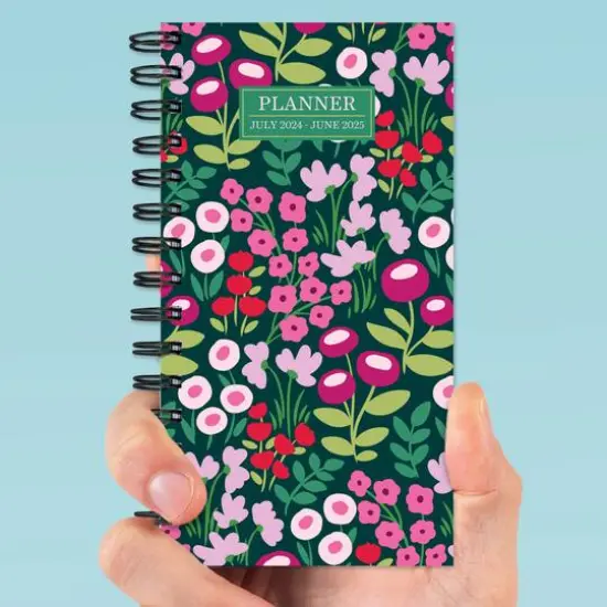 TF Publishing 2025 Floral Burst Small Weekly Monthly Spiral Planner {6}
