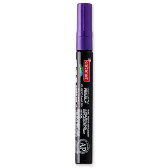 Chisel Tip Multi-Surface Premium Paint Pen by Craft Smart&reg; Plum {1}
