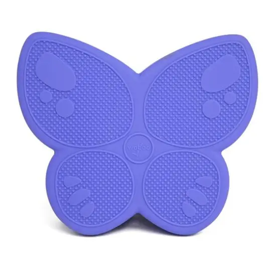Bouncyband&reg; Purple Butterfly Wiggle Seat Sensory Cushion {1}