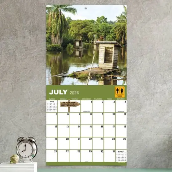 2026 Outhouses Wall Calendar {4}