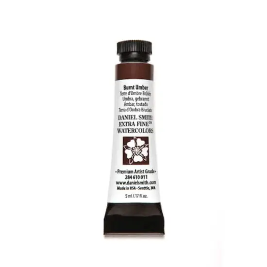 Daniel Smith Extra Fine&trade; Watercolor, 5mL Burnt Umber {1}