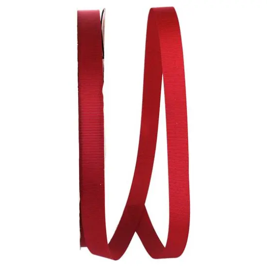 The Ribbon Roll 5/8" x 100yd. Grosgrain Allure Ribbon Scarlet {1}