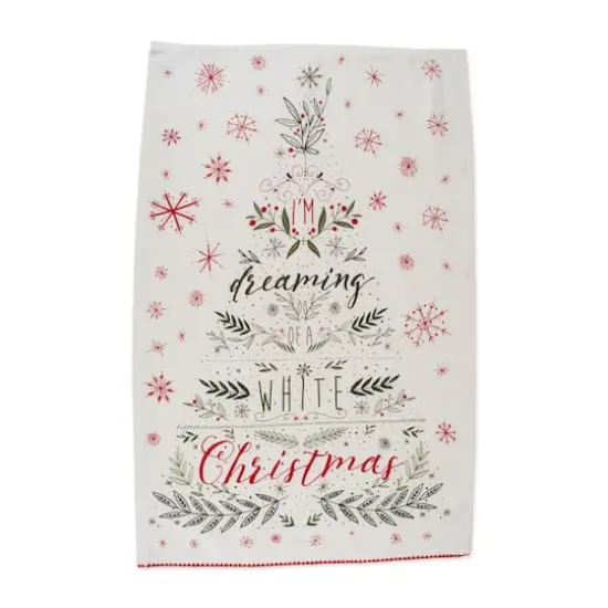 DII&reg; Noel Printed Dishtowel Set {4}