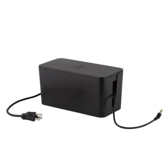 Simplify Black Cable Organizer Boxes, 2ct. {6}