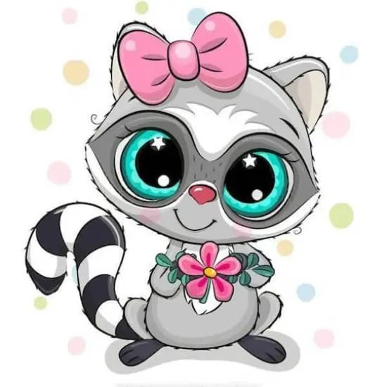 Crafting Spark Racoon Diamond Painting Kit {3}