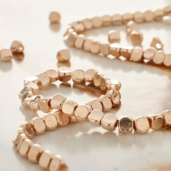 Rose Gold Metal Beads, 3mm by Bead Landing&trade; {3}
