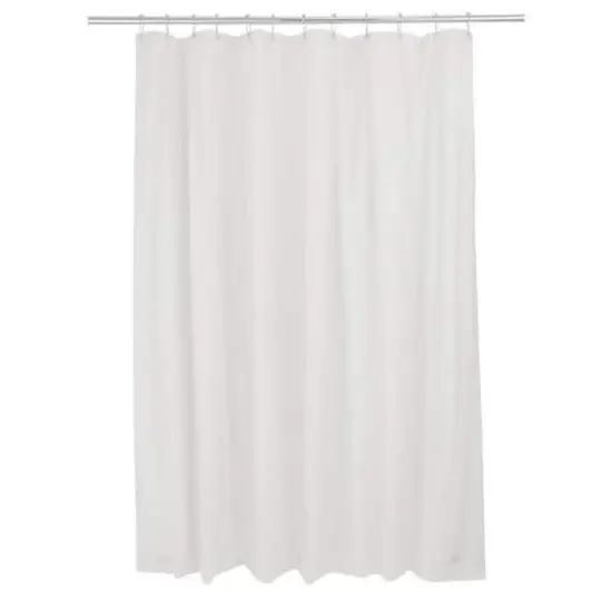 Bath Bliss Splash Guard Shower Liner White {1}