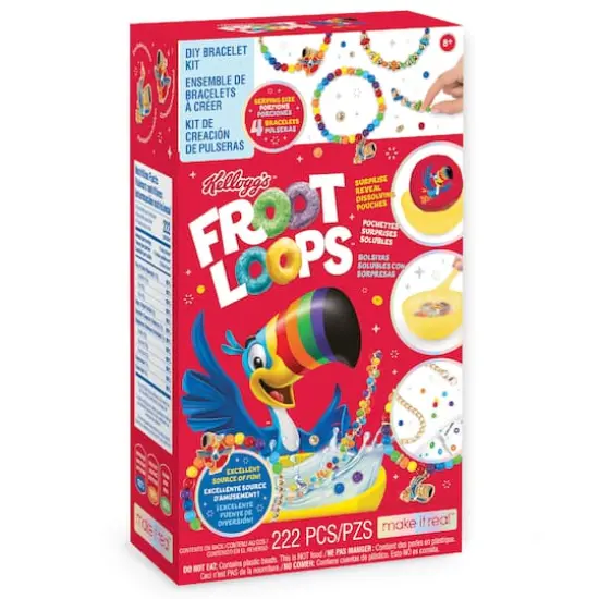 Make It Real&trade; Kellogg's&trade; Cerealsly Cute Froot Loops&trade; DIY Bracelet Kit {7}