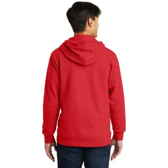 Port & Company® Fan Favorite Fleece Full-Zip Hooded Sweatshirt Bright Red {6}