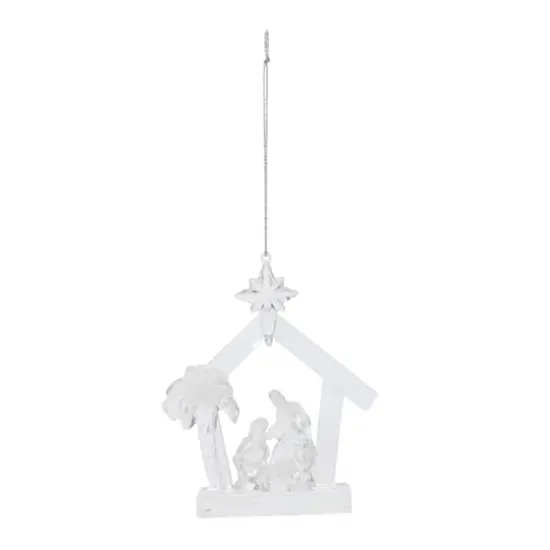 5" Clear Acrylic Nativity Ornaments, 4ct. {4}