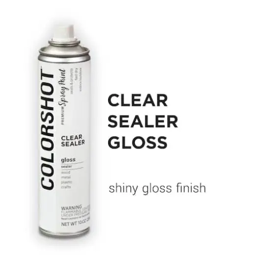 COLORSHOT&reg; Premium Gloss Spray Paint Clear Sealer {3}