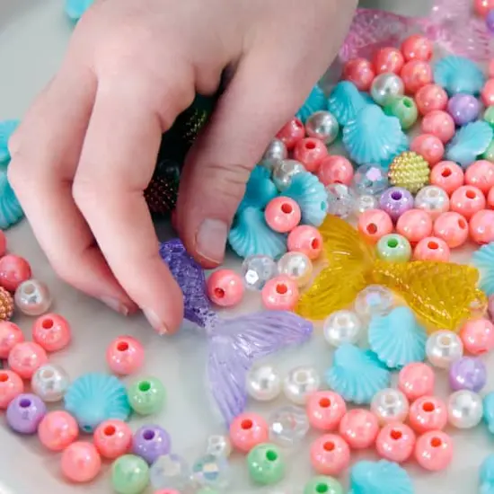 Creativity for Kids&reg; Mermaid Bead Jewelry Jar {11}