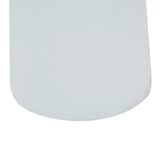 White Contemporary Garden Stool, 17" x 17" x 18" {4}