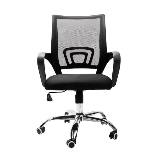 Mind Reader Ergonomic Rolling Office Chair Black {5}