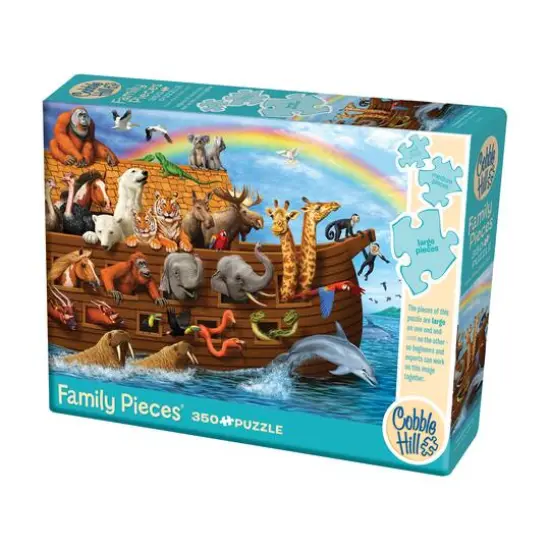 Cobble Hill Family Pieces&trade; Voyage of the Ark 350 Piece Jigsaw Puzzle {1}