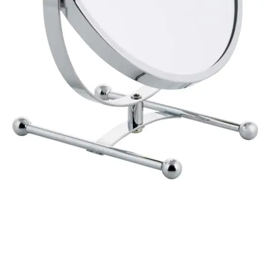 Home Details 7" Chrome 5X Magnification Dual Sided Vanity Mirror {4}