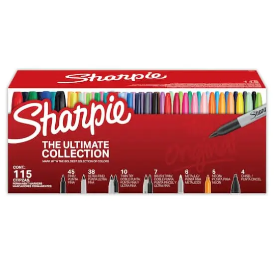 Sharpie&reg; Ultimate Collection Mixed 115 Piece Permanent Markers {1}