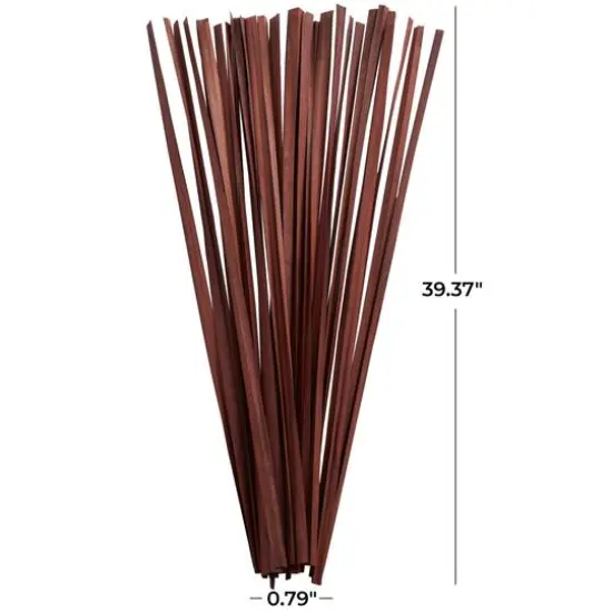 39" Dried Plant Sticks Natural Foliage With Slender Stems Dark Brown {7}