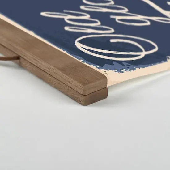 Old Glory Fireworks Teak Hanging Canvas {3}