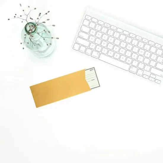 JAM Paper #10 Policy Metallic Business Envelopes, 50ct. Gold Stardream {5}