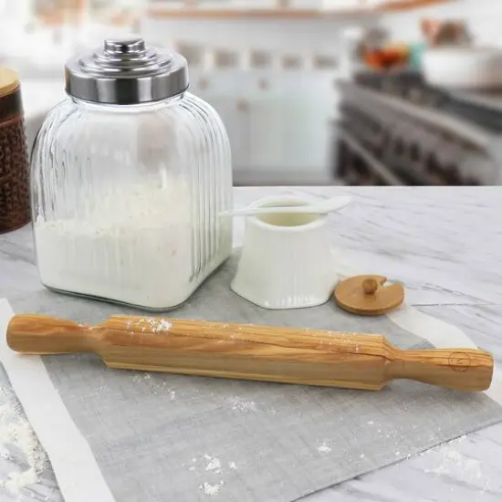 Martha Stewart 16" Olive Wood Rolling Pin {5}