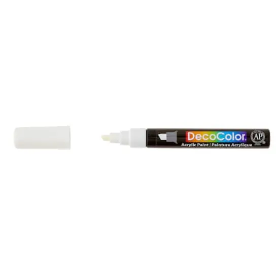 DecoColor&trade; Chisel Tip Acrylic Paint Marker White {5}
