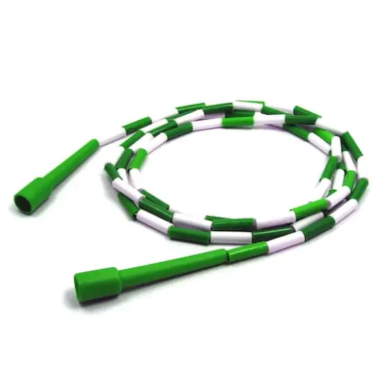 7ft. Green Segmented Plastic Jump Rope, 12 Pack {1}