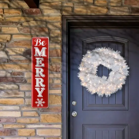 31" Be Merry Holiday Wall Sign {3}