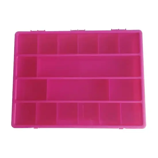 14" Plastic Craft Case by Creatology&trade; Pink {4}