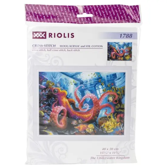 RIOLIS The Underwater Kingdom Counted Cross Stitch Kit {1}