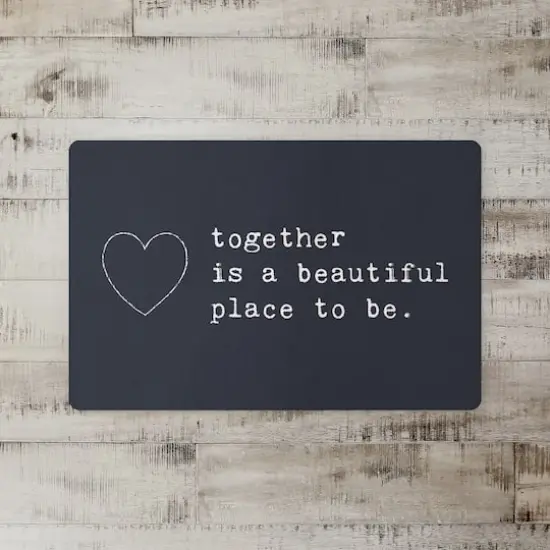 18" x 27" Together Favorite Place to Be Floor Mat {3}