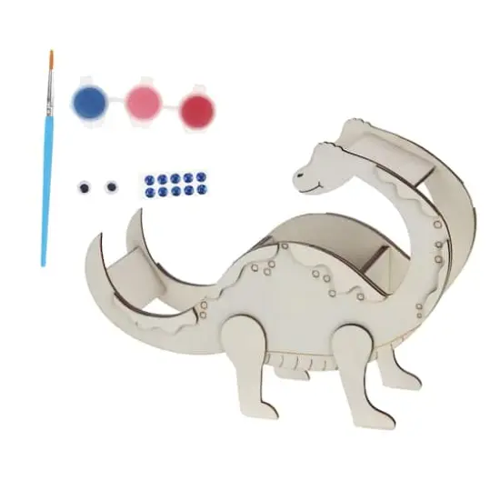 3D Dinosaur Wood Crafting Kit by Creatology&trade; {1}