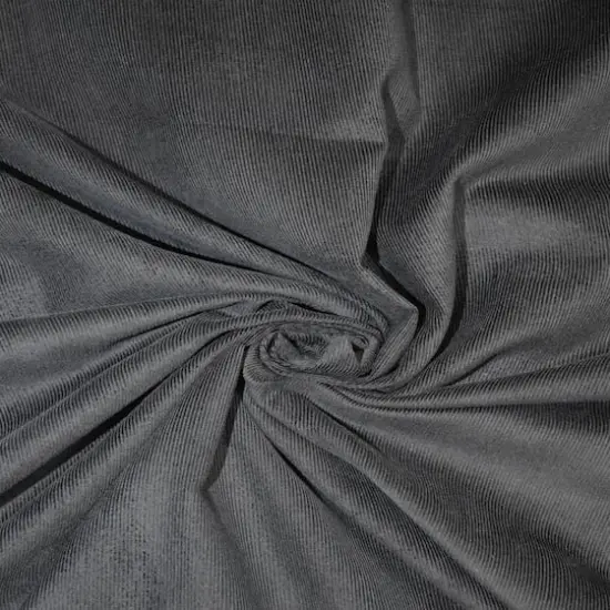 Feldman Corduroy Cotton Fabric Black {1}