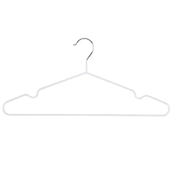 Simplify Metal Hangers, 12ct. White {1}