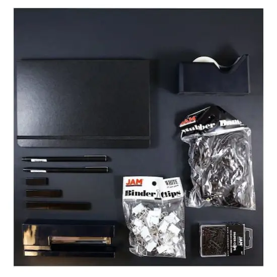JAM Paper Complete Desk Kit Black {5}