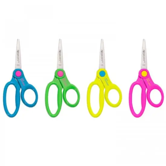 Westcott&reg; KleenEarth&reg; Antimicrobial Scissor Caddy with 24 Pointed 5" Scissors {3}