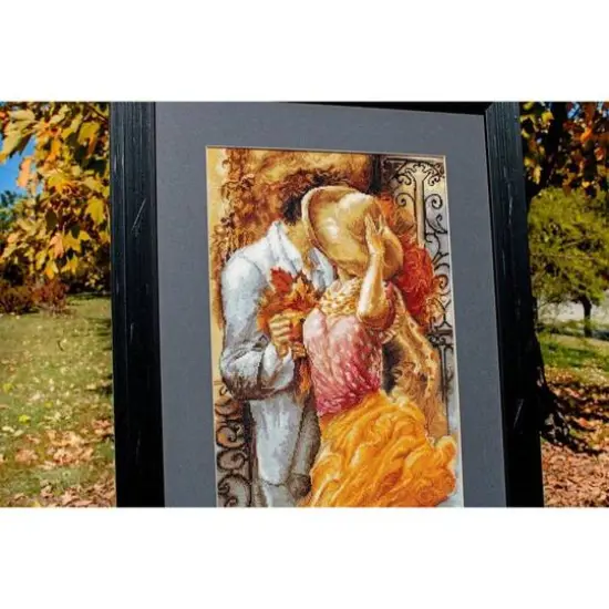 Luca-s Autumn Leaves Counted Cross-Stitch Kit {1}