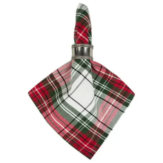 DII&reg; Christmas Plaid Napkins, 6ct. {4}
