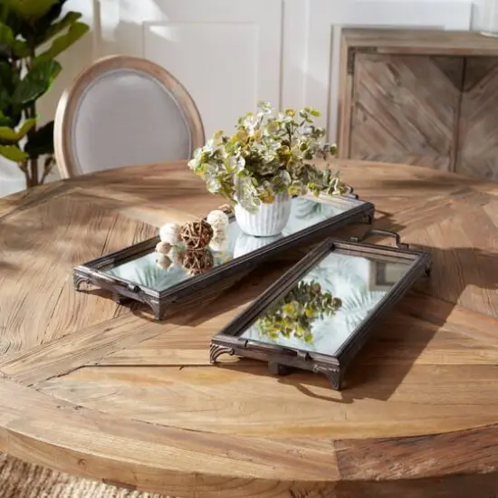 Mirror Tray Set {3}